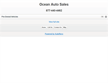 Tablet Screenshot of oceanautosales.com
